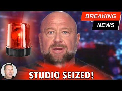 AIex Jones Studio Seized! lnfowars Website Pulled From Internet! But He’s NOT Going Away!