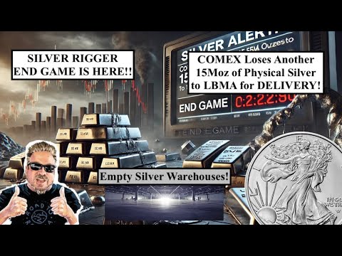 SILVER ALERT! COMEX Loses Another 15Moz of Silver to LBMA for DELIVERY! END GAME IS HERE! (Bix Weir)